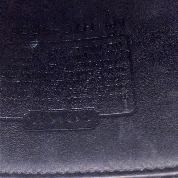 Vintage Black Leather coach bag - Picture 9 of 10